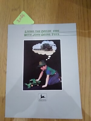 John Deere Traktor Ertl Kidde Spielzeug Katalog 1986 Living The Dream