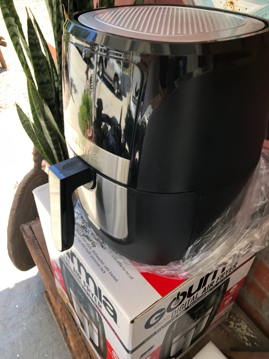 Gourmia GAF698 6 Qt Low Fat Digital Air Fryer Black Gourmia GAF698 6 Qt Low Fat Digital Air Fryer Black