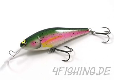 Monarch Dok Hechtkiller Deepdiver in RAINBOW TROUT - handmade - TOPKÖDER!!!