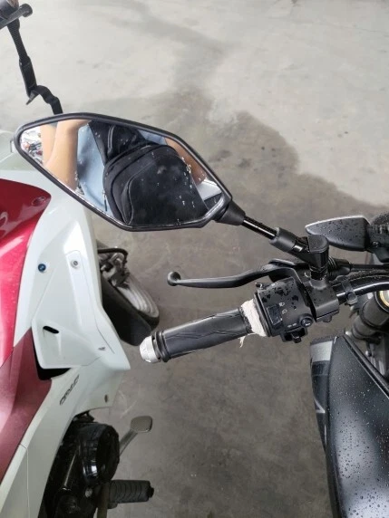 Espejos retrovisores E9 para Yamaha MT-09 MT-07 Tracer MT-10 FJ-09 MT-25 FZ-09 MT-01 Foto 4 de 4