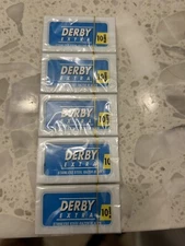 50 Double Edge Derby Extra Super Stainless Safety Razor Shaving Blades DE