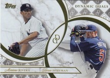 MARIANO RIVERA TREVOR HOFFMAN TOPPS DYNAMIC DUALS BASE YANKEES PADRES #14 2024