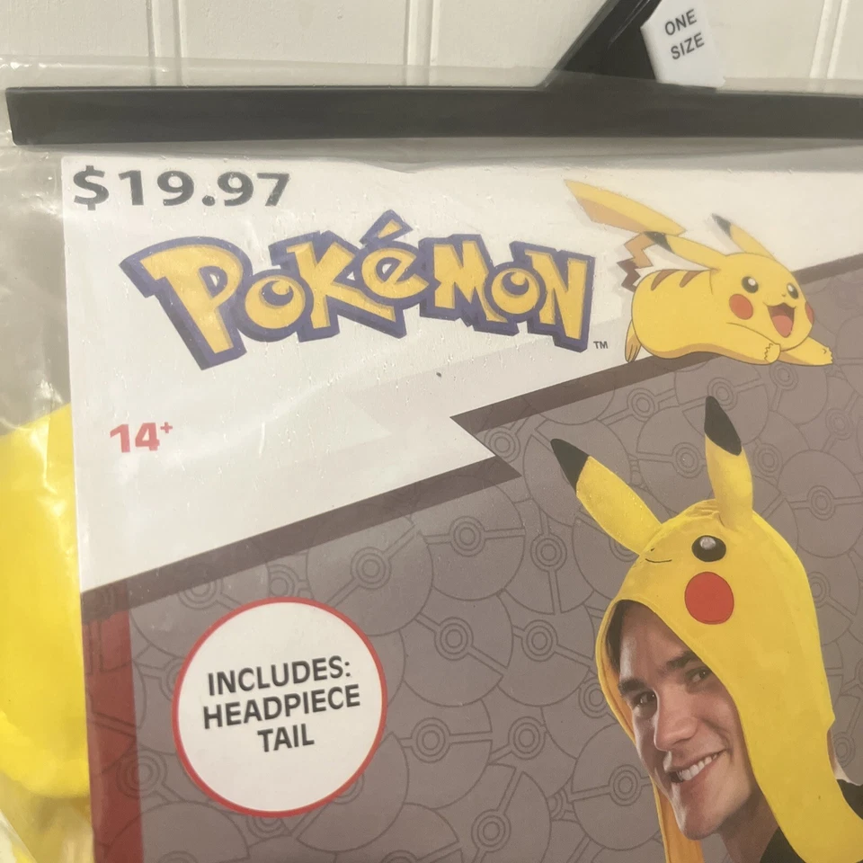 Kit de accesorios de disfraz de Pikachu Pokémon para adultos de 14 años en adelante Foto 3 de 4