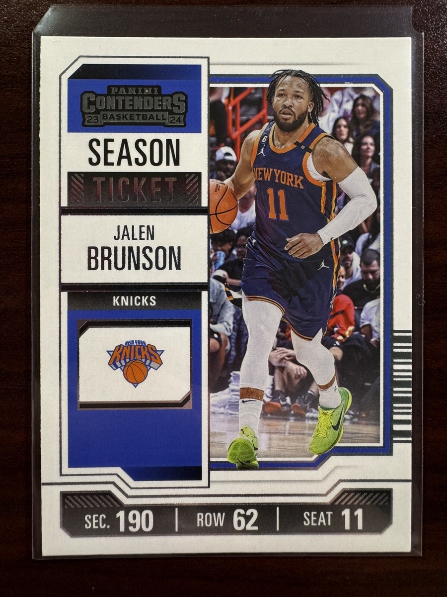 2023-24 Panini Contenders - #59 Jalen Brunson New York Knicks | eBay