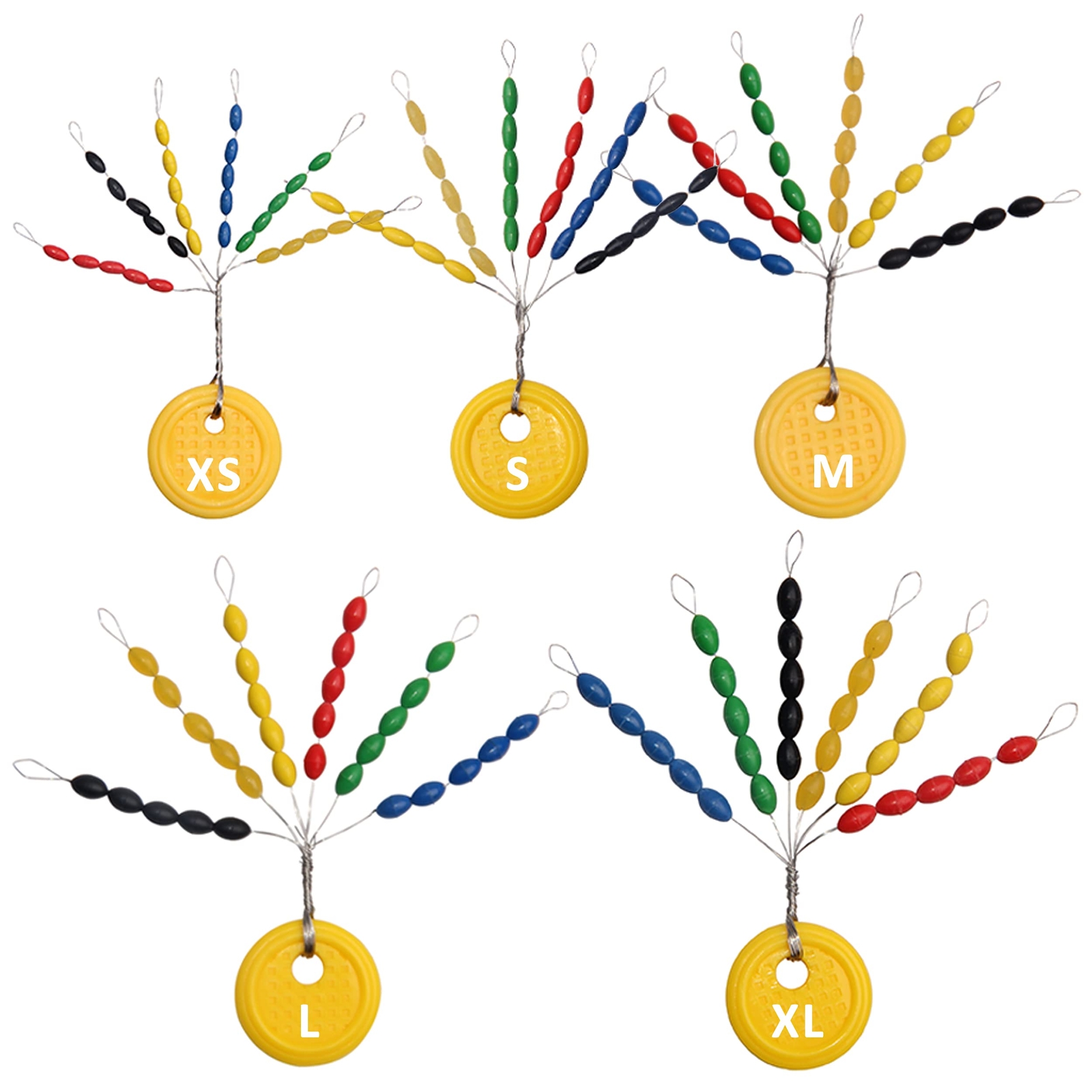 Fishing Bobber Stops, 600pcs Rubber Bobber Stoppers for Fishing Line 30 in 1 ...