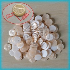 50 pcs trumpet finger key inlay buttons for repair parts plastic material