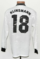 REEBOK VINTAGE 1995/1996 FOOTBALL SHIRT KLINSMANN #18 SIZE L ADULT LONG SLEEVE