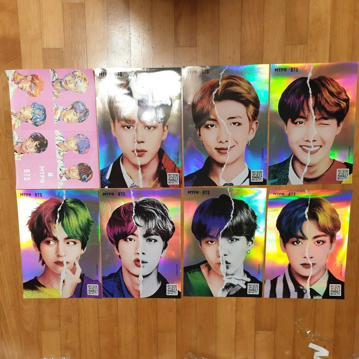 BTS x MTPR Official Color On Hologram Bromide Love yourself Speak