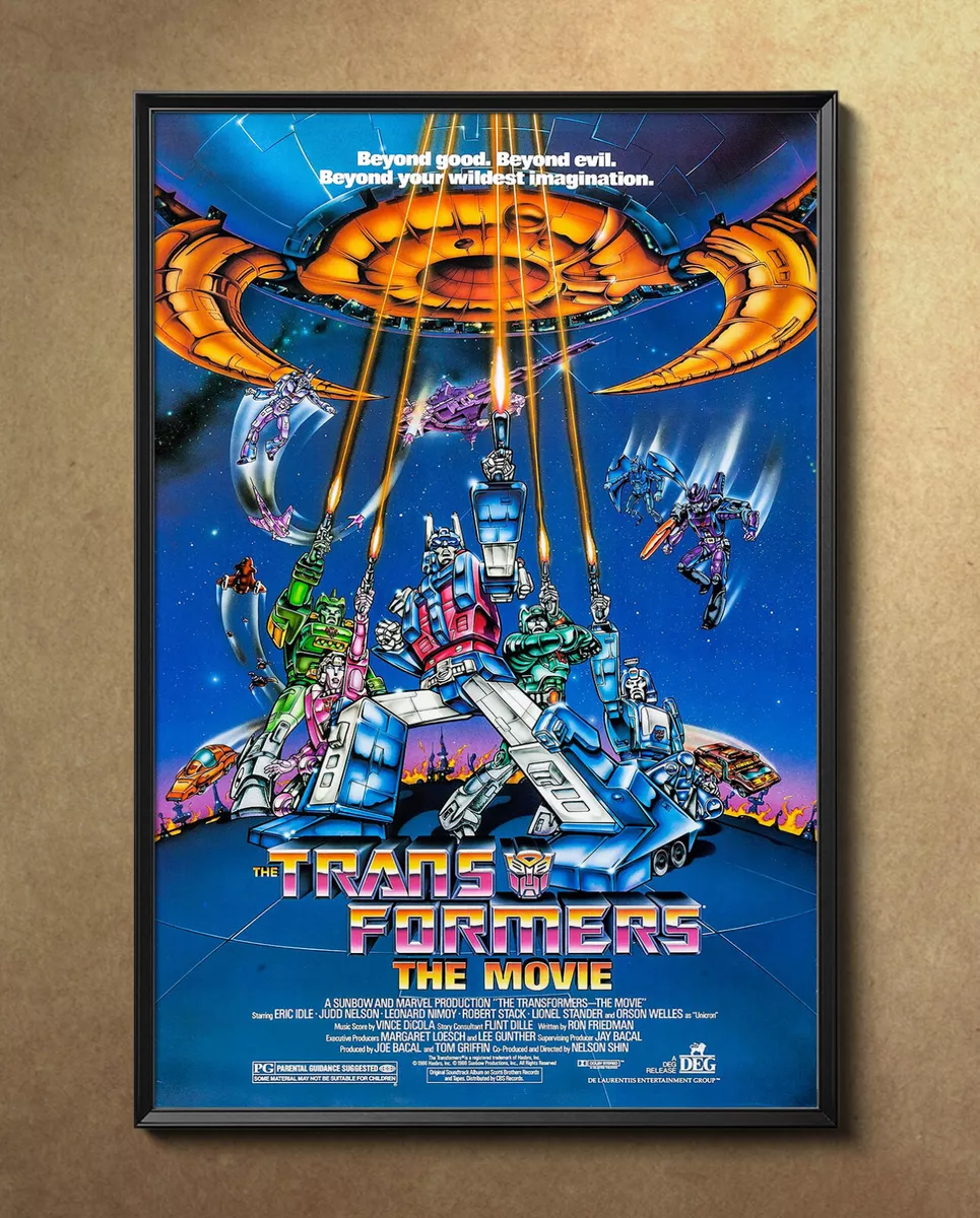 Transformers The Movie 1986 Movie Poster 24x36 Borderless Glossy 8667