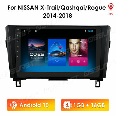10.1/" Android 10 Car Radio Stereo GPS for Nissan Qashqai Xtrail //Rogue 2013-2017
