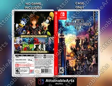 KINGDOM HEARTS III (3) - Custom Game Case (Nintendo Switch, 2021) - NO GAME INCL