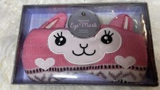 New Aroma Home Relaxing Eye Mask Fragranced With Lavender Sleep Mask Pink Llama