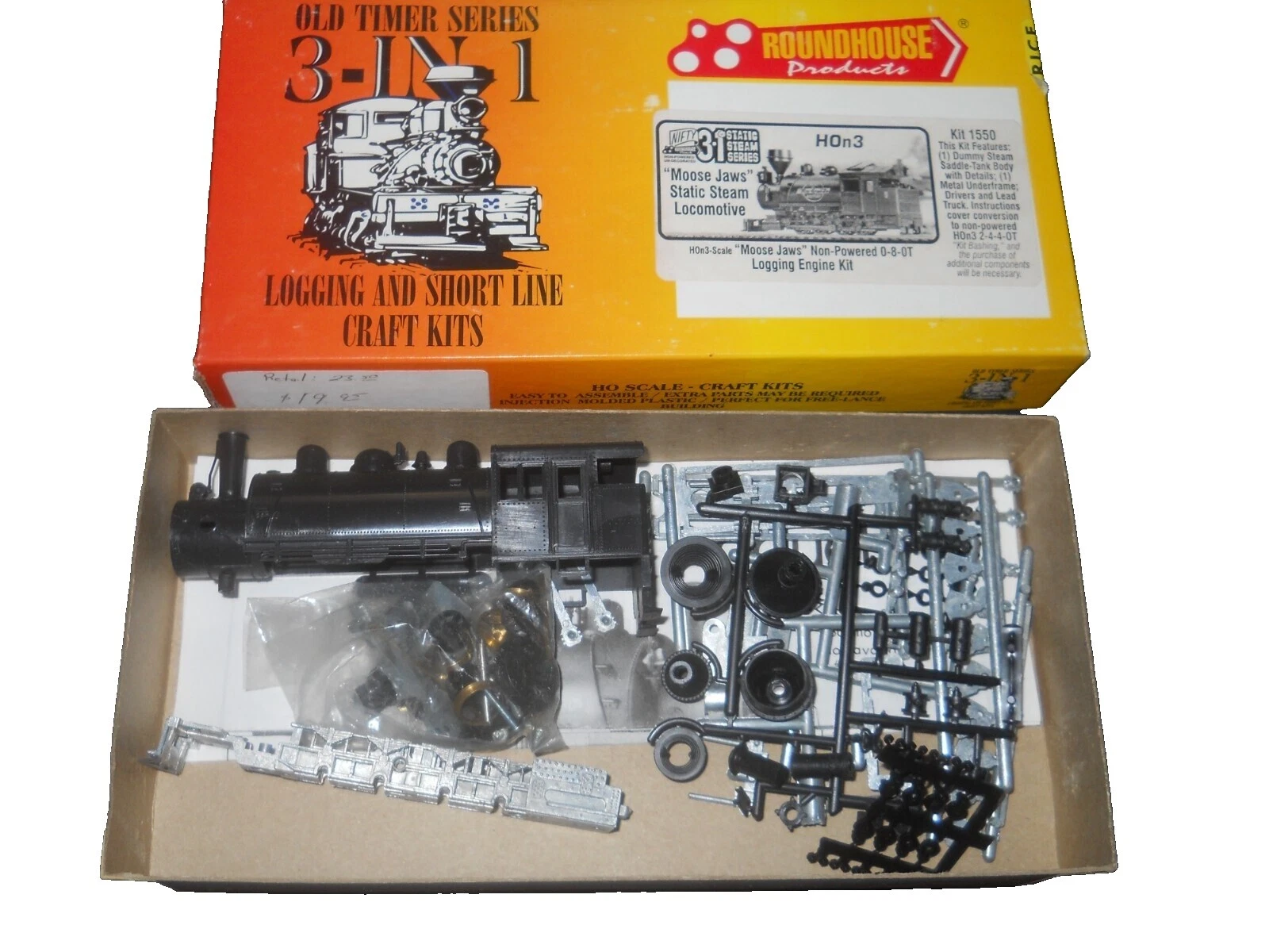 Roundhouse Diecast HOn3 Model Trains