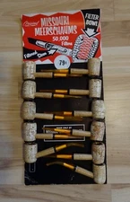Vintage Missouri MEERSCHAUM Corn Cob Pipe Store Display - PRICE DISCOUNTED!
