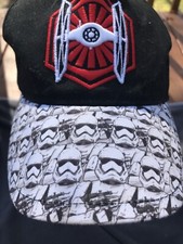 Star Wars Lucas Films Tie Fighter / Storm Troopers Black Youth Snapback Hat
