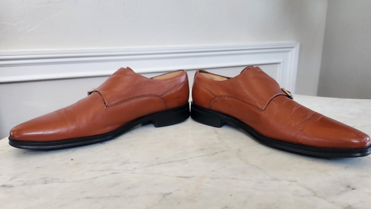 Bruno‎ Magli Mens Dress Shoes Brown Size 10.5 Made In Italy Vintage 1980 main image 3