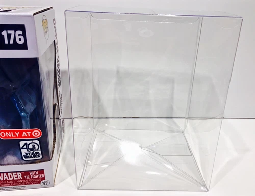 1 Box Protector For FUNKO POP! DARTH VADER WITH TIE FIGHTER  Star Wars Case New