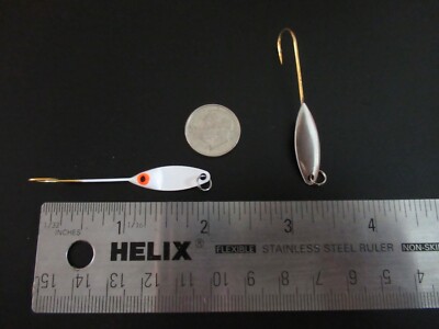 SHAD GRABBERS FLUTTER SPOON WILLOW LEAF SZ 1 BLADE CHOOSE COLOR / QTY  UV Blast