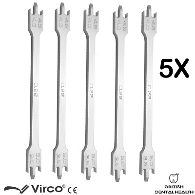 Halterung Positionierung Höhenmesser Docht Typ 3,5 mm - 5,0 mm 022 kieferorthopädische Werkzeuge 5X