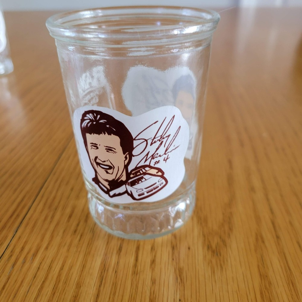 #1 S Marlin BAMA Champion Race Car Driver Series Jelly Glass Gift Collectable