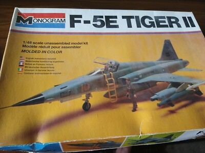 Monogram F-5E Tiger II Model Kit 5407  Sealed 1/48 Scale Vintage