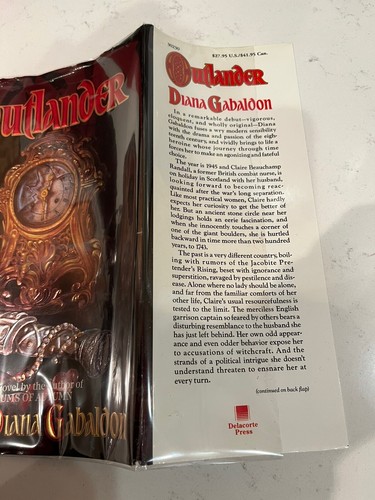 FREE SHIP Diana Gabaldon Outlander 1991 SIGNED 1st Edition/ 13th Print - Book 1 - Picture 13 of 21