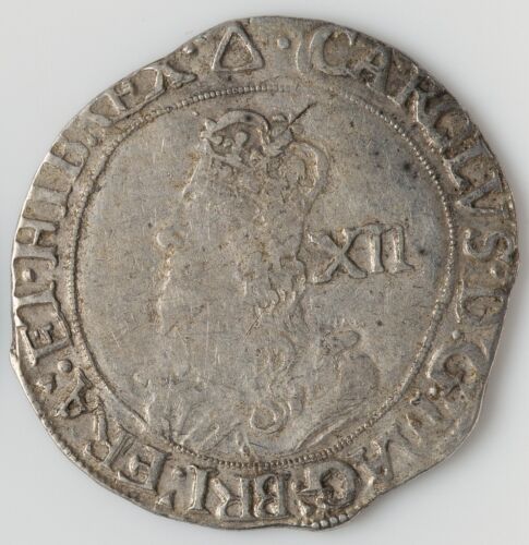 Inglaterra - 1639 - 1640 Carlos I - Chelín - NGC VF35 - Variedad S-2797 - ESCASO - Imagen 3 de 4