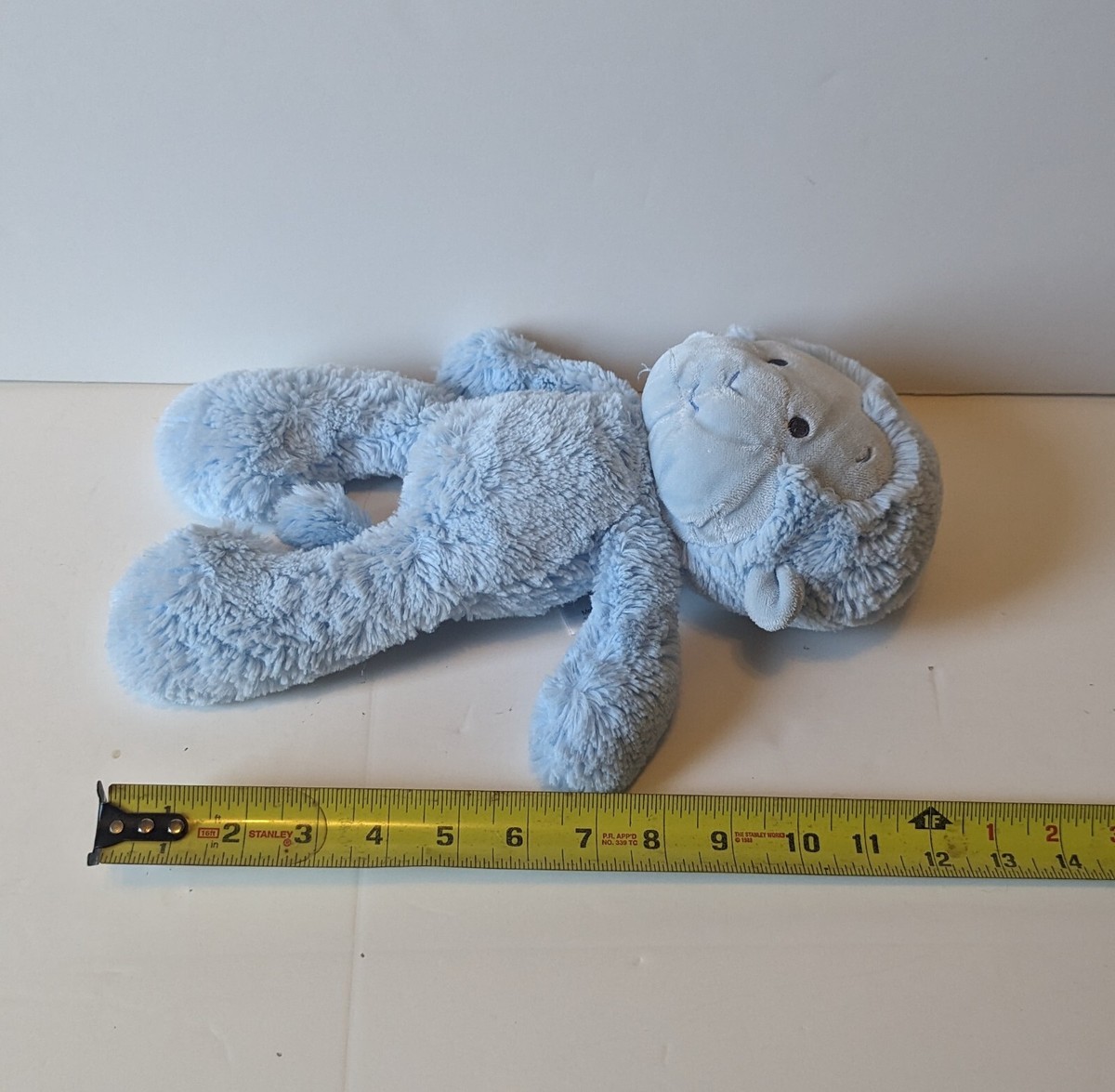 Baby Gund Monkey Plush MeMe 320412 Blue Monkey Stuffed
