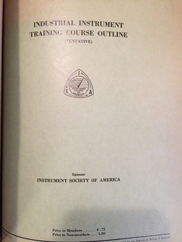 Vtg Instrument Society of America ISA Manual 1951 Recommended Practice Binder - Picture 7 of 8