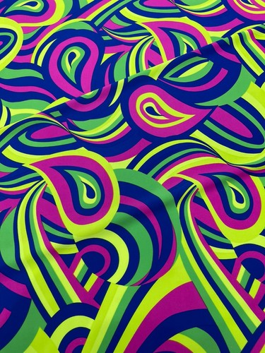 Retro Paisley Spandex, by The Yard. - Picture 14 of 21