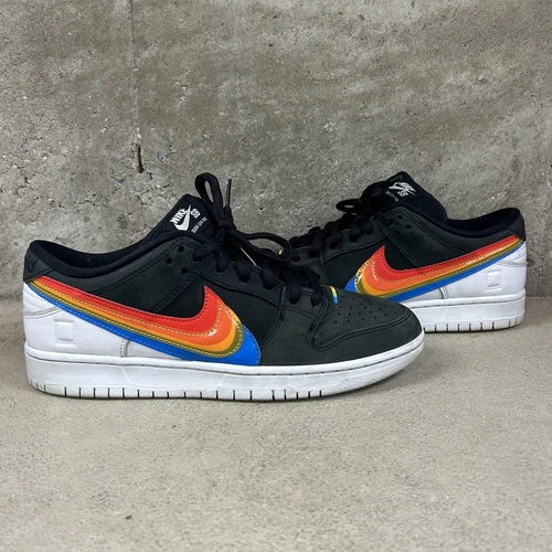 Size 9 - Nike Polaroid x Dunk SB Low Black