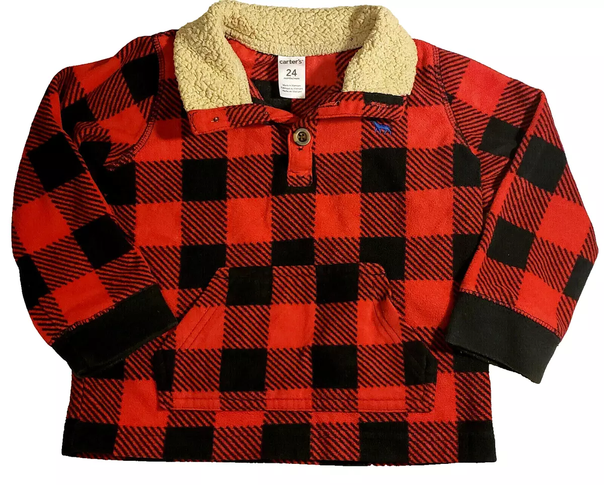 Carters fleece best sale pullover