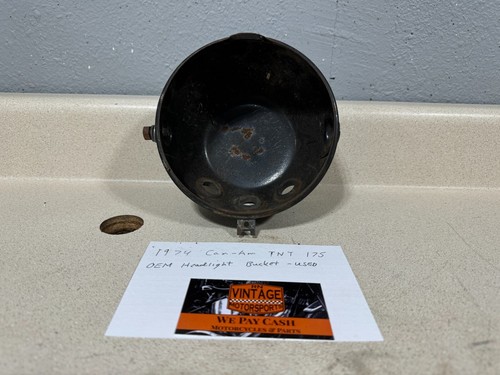 1974 Can-Am TNT 175 OEM Headlight Bucket - Used