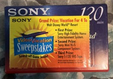 Sony 120 Minute Video 8 MP Standard Grade Cassette Tape new sealed usa