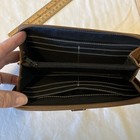 Tignanello Brown Leather Zip Around Wallet With Attached Key Ring — photo 5