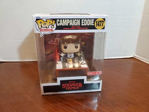 Campaign Eddie 1477 Target Exclusive Funko POP! Stranger Things NEW