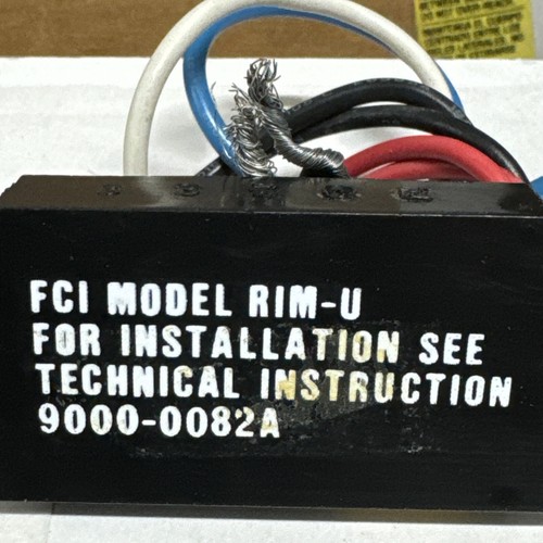 FCI FIRE CONTROL INSTRUMENTS ALARM MONITOR MODULE Model RIM-U 9000-0082A PIV OSY - Picture 10 of 11