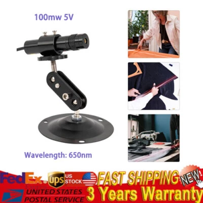 TBVECHI Red Line Laser Module 650nm 100mW Adjustable High Precision Laser Positioning US