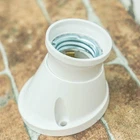 Wall socket E27 white bakelite lamp socket light socket inclined