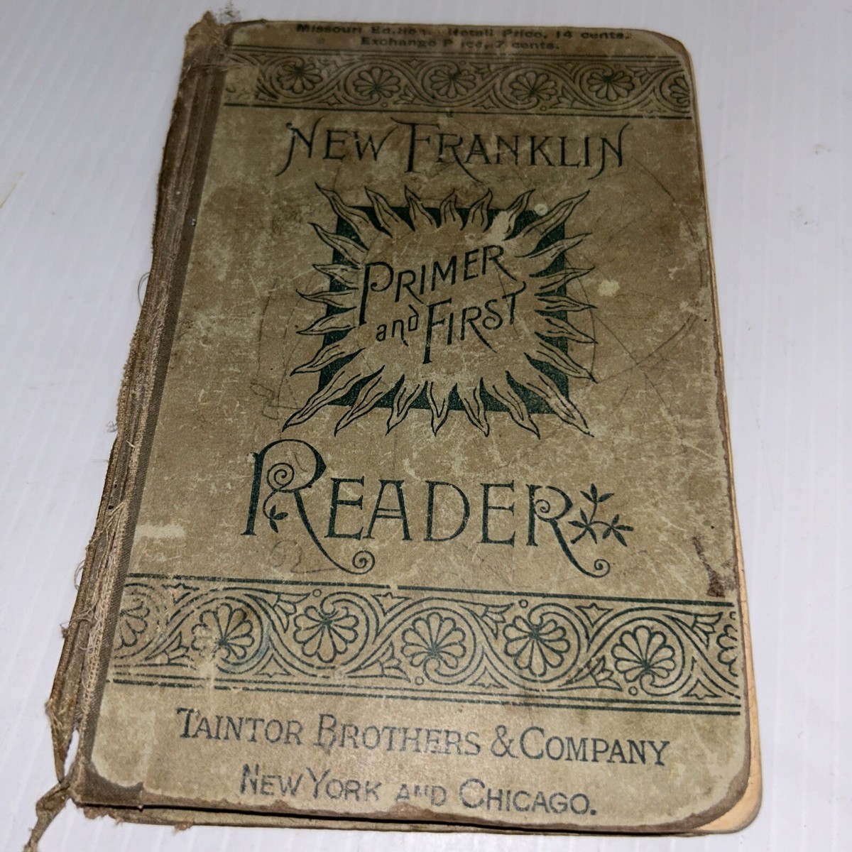 1885 New Franklin Primer and First Reader Loomis J. Campbell