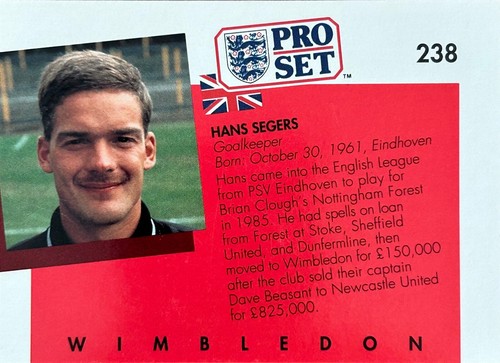 Pro Set English Football 1990-91 Football Trading Card Individual 179-328 - Picture 122 of 302