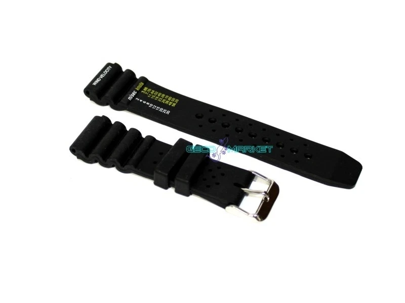 GECOMARKET Cinturino in pvc per orologio subacqueo 22mm tipo citizen seiko wind gomma pw22