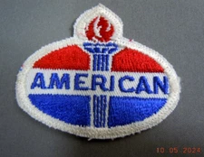 AMERICAN Oil Corp Embroidered Sew-On Uniform-Jacket Patch 2  1/4" VINTAGE