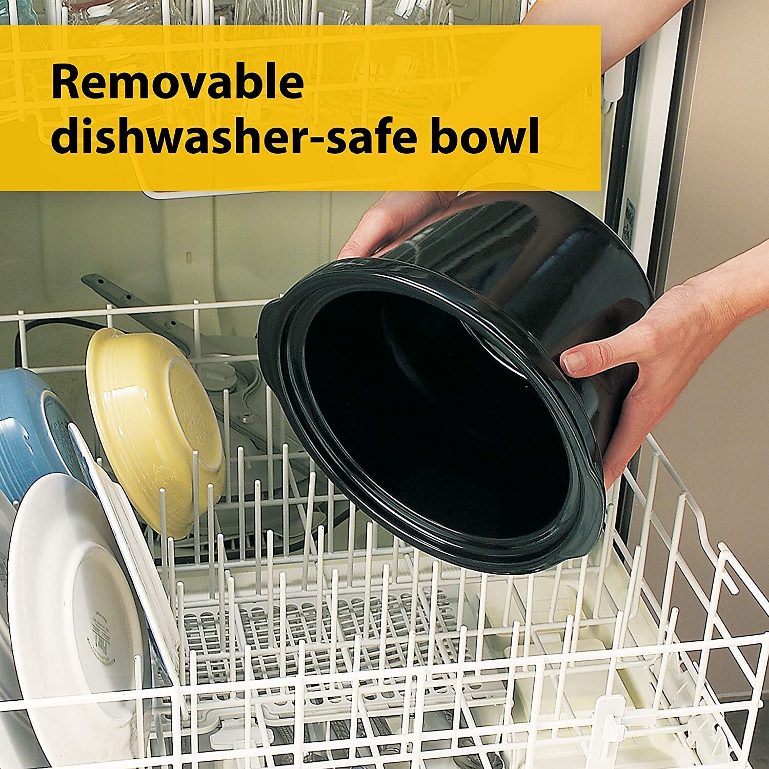 Crockpot Slow Cooker Removable EasyClean Ceramic Bowl 1.8 L Small Slow