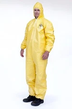 1- DuPont Tyvek QC127S Chemical HAZMAT Painting Protective Coveralls Bunny Suits