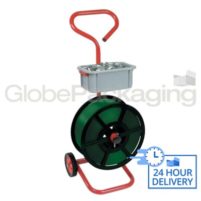 Heavy Duty Packer Hand Strapping Trolley Mobile Dispenser Tool With ...