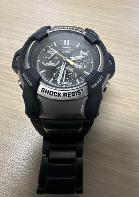 G-SHOCK GS-1007-7ADR シルバー/ブラック G-SHOCK GIEZ GS-1001D Analog Watch Metal Band Black Casual