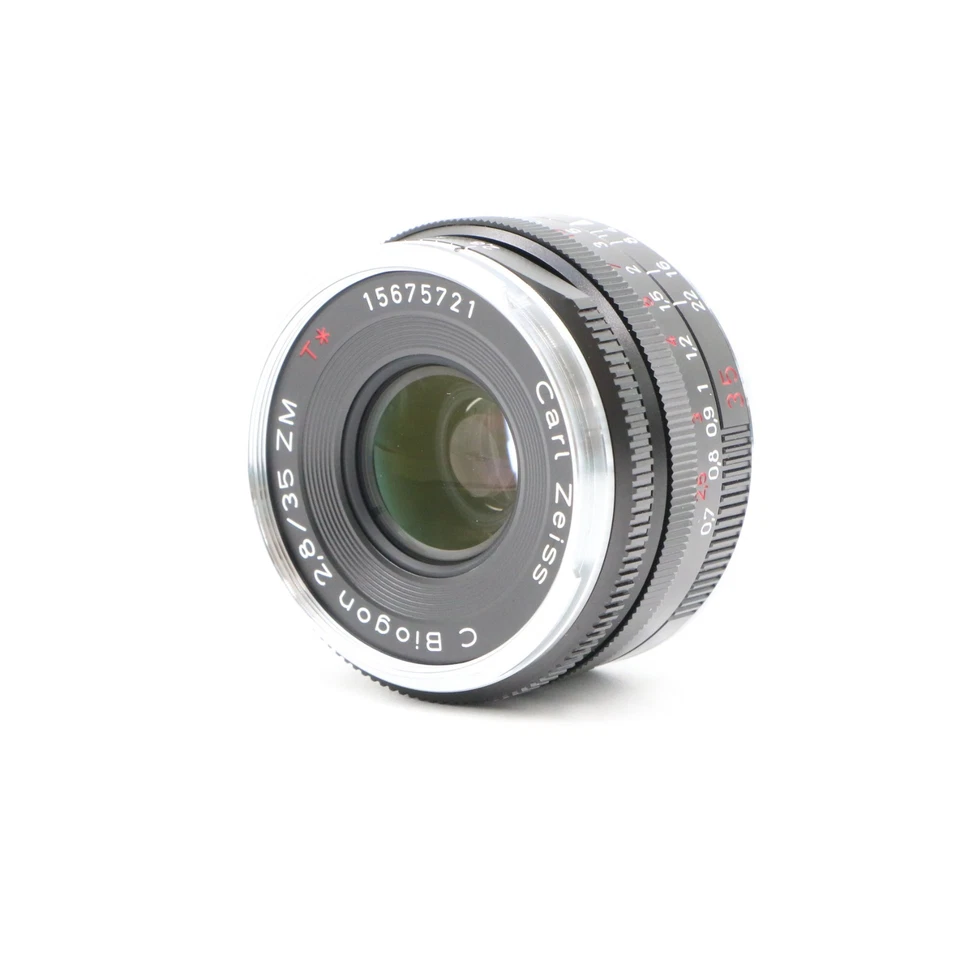 Carl Zeiss C Biogon T* 35mm f2.8 ZM Lens Black for Leica M [Top Mint] - Image 2 of 4