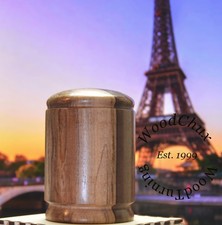 Salt Shaker For Pepper Mill Black Walnut Wood Wooden Handmade SEE VIDEO 935a