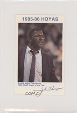 1985-86 Coca-Cola Georgetown Hoyas Kids & Cops Police John Thompson #2 HOF 0ad